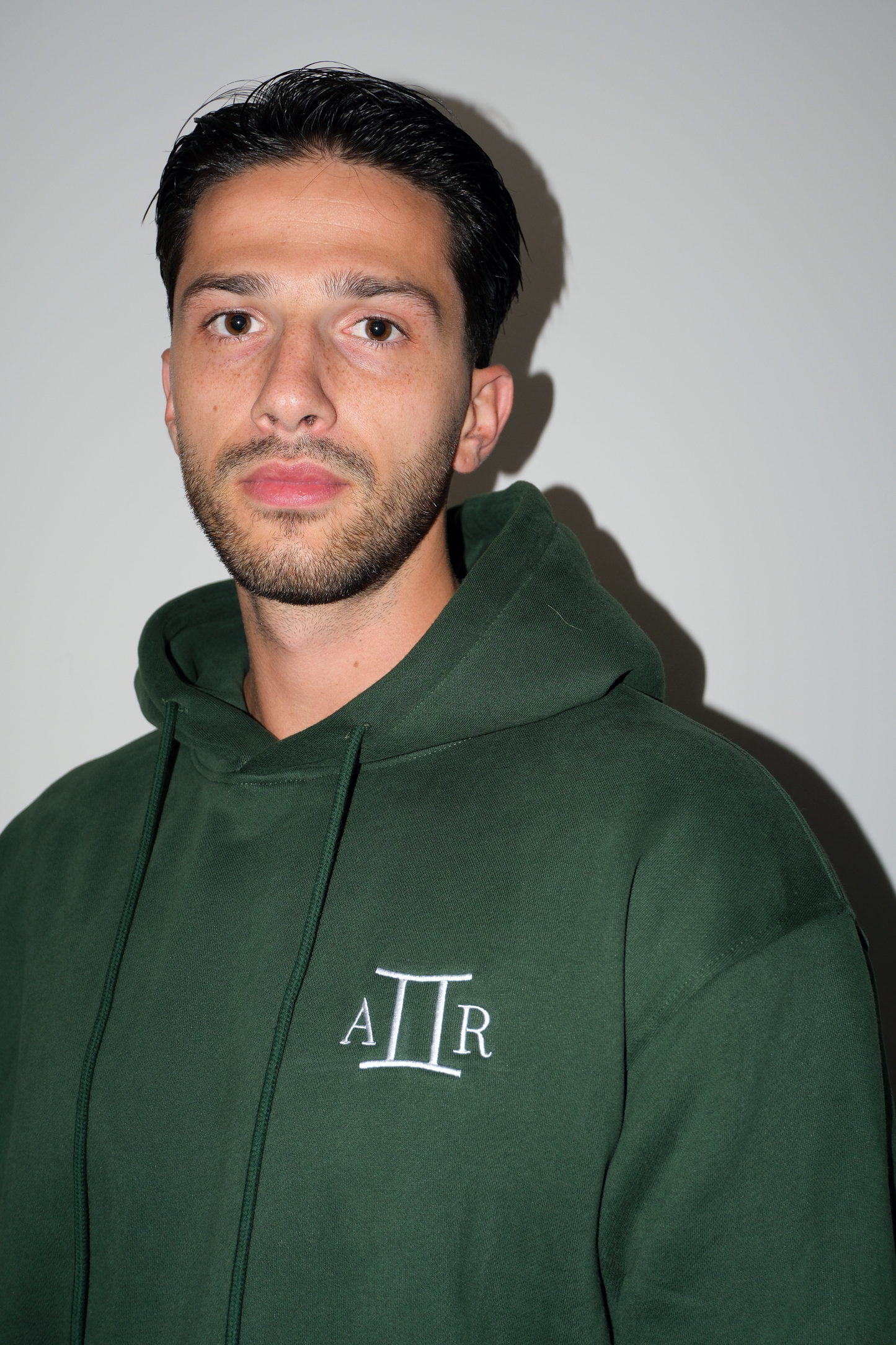 Premium Forest Green Embroidered Hoodie – The AR Brand