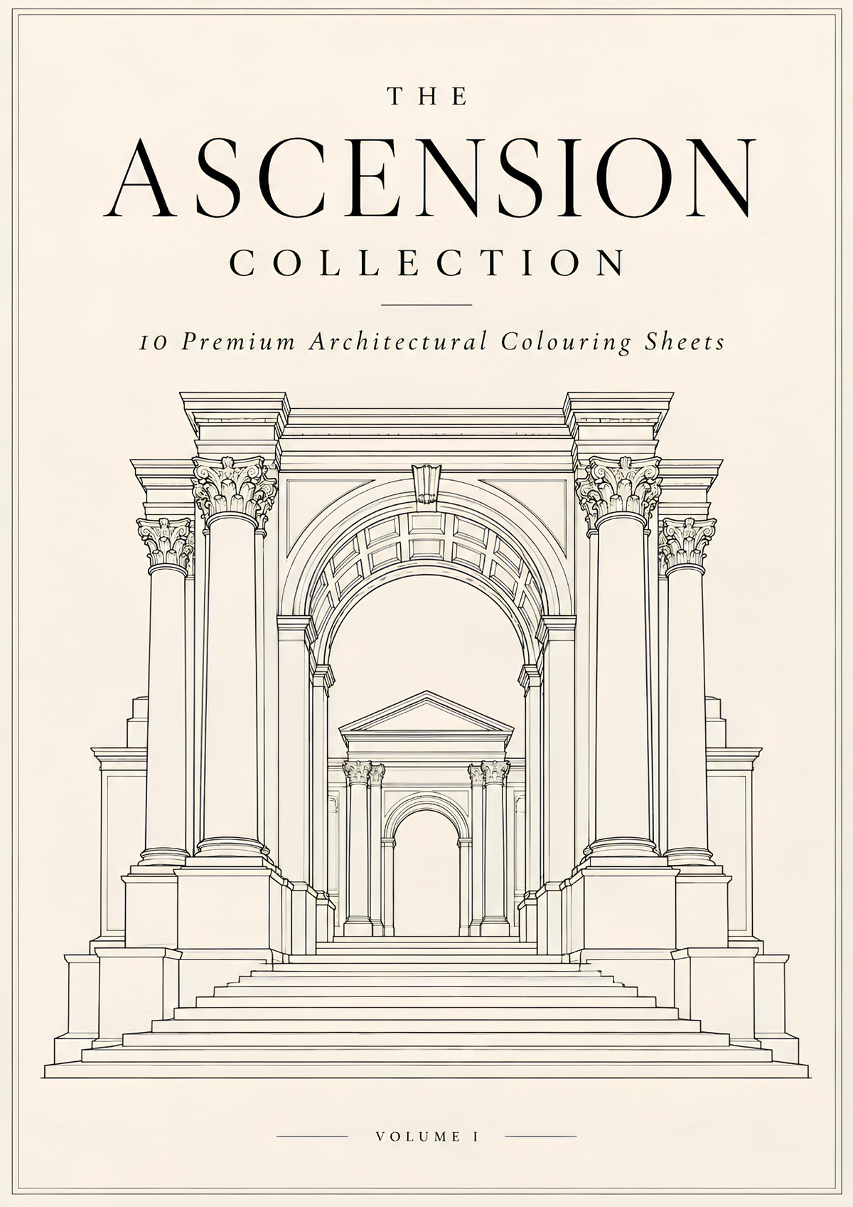 The Ascension Collection – 10 Premium Architectural Colouring Sheets
