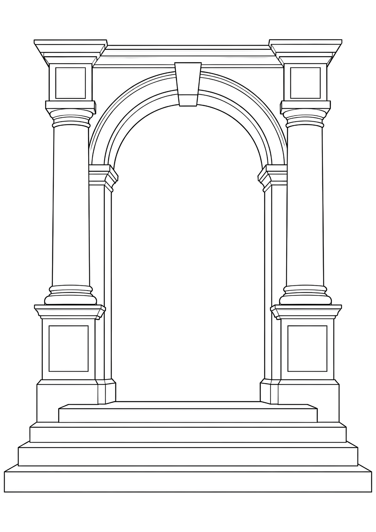 The Ascension Collection – 10 Premium Architectural Colouring Sheets