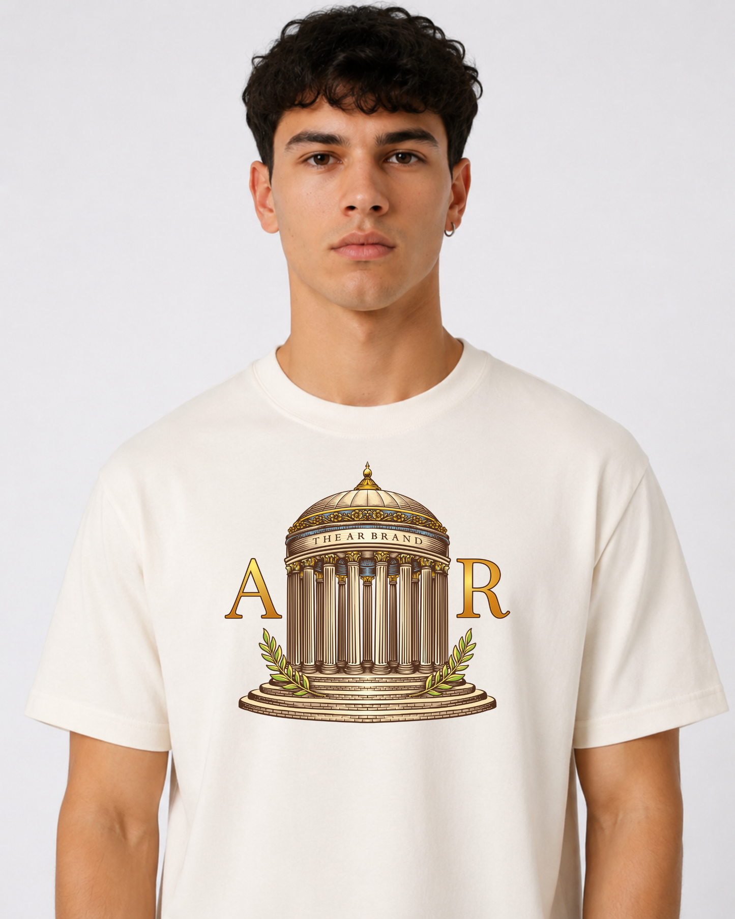 The AR Brand – Triumph Temple Cream T-Shirt