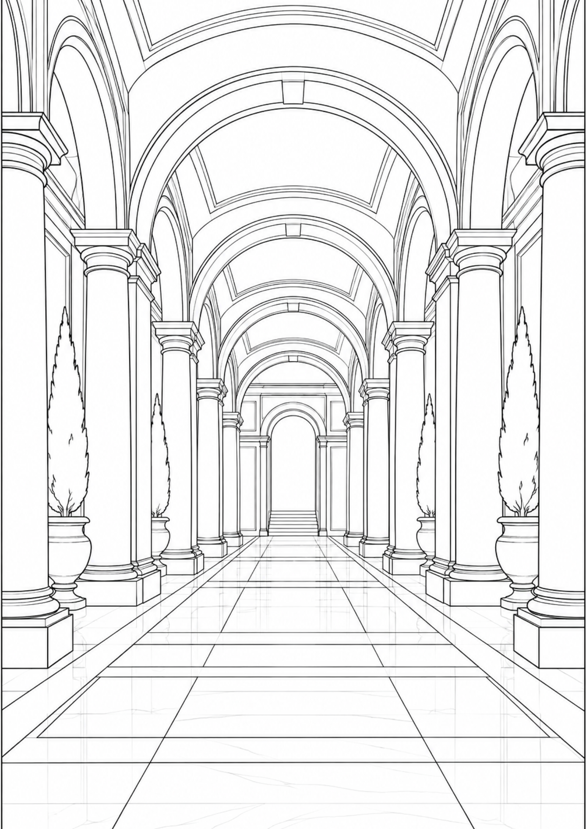 The Ascension Collection – 10 Premium Architectural Colouring Sheets