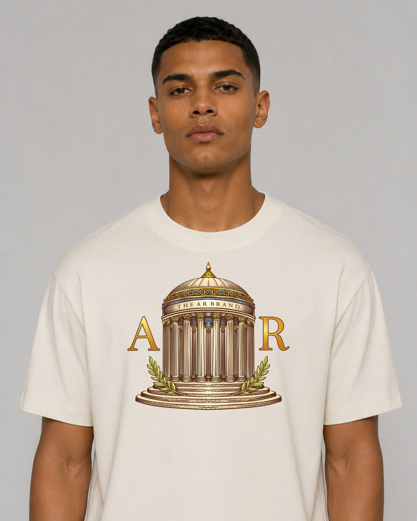 The AR Brand – Triumph Temple Cream T-Shirt